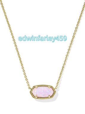 Elisa Gold Short Pendant Necklace